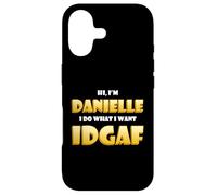 Custodia per iPhone 17 Danielle Costume IDGAF Meme Funny Halloween For Dani
