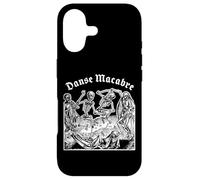 Custodia per iPhone 17 Danza della morte, Danse Macabre Creepy Scheletro Medievale