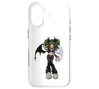 Custodia per iPhone 17 Dark Angel Demon Emo Baddie Grunge Y2K Gothic Nursecore