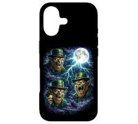 Custodia per iPhone 17 Dark Leprechaun Sotto la Luna Festa di San Patrizio Fantasy Art