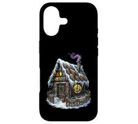 Custodia per iPhone 17 Dark Witch Cottagecore Gingerbread Yule, arte natalizia pagana
