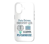 Custodia per iPhone 17 Data-Driven Empathy-Led School Psychologist Brain Graphic
