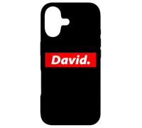 Custodia per iPhone 17 David Name Minimalist Halloween Costume di nome Dave