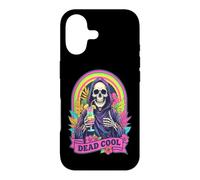 Custodia per iPhone 17 Dead Cool Tristo Mietitore Scheletro Summerween Beach Cocktail