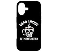 Custodia per iPhone 17 Dead Inside But Caffeinated Skeleton Coffee Lover Baristas