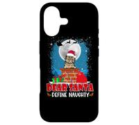 Custodia per iPhone 17 Dear Santa Define Naughty Cairn Terrier Dog Funny Christmas