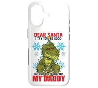 Custodia per iPhone 17 Dear Santa I tried to be good but I take after my Daddy