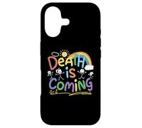 Custodia per iPhone 17 Death Is Coming Funny Sarcastic Dark Humor Product