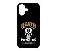 Custodia per iPhone 17 Death Smiles Paramedic EMS Dark Humor Primo soccorritore