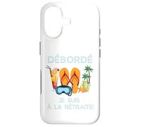 Custodia per iPhone 17 Débordé Je Suis à La Retraite Design Vacances Tropicales