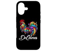 Custodia per iPhone 17 DeColores Cursillo Rainbow Rooster Cattolico