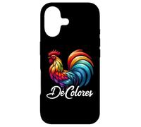 Custodia per iPhone 17 DeColores Cursillo Rainbow Rooster Cattolico