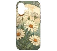 Custodia per iPhone 17 Decorativo Daisy Bloom Art Nouveau Botanical
