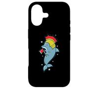 Custodia per iPhone 17 Delfino con Crista e Casco Bush Knight