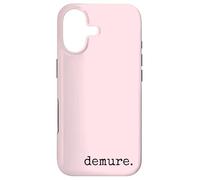 Custodia per iPhone 17 demure. Divertente dichiarazione di tendenza ironica