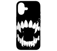 Custodia per iPhone 17 Denti da vampiro morso zanne morso male segno morso vizioso grungy