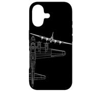 Custodia per iPhone 17 Design artistico della linea di bombardieri B-17 Flying Fortress della Seconda Guerra Mondiale