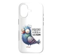 Custodia per iPhone 17 Design divertente con uccellini piccioni e bugiardi