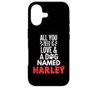 Custodia per iPhone 17 Design Harley con nome del cane - All You Need is Love!