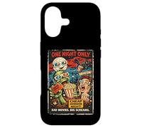 Custodia per iPhone 17 Design Horror Retro Zombie Monster Movie Drive-In