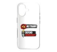 Custodia per iPhone 17 Design "No Tyranny Defend Democracy Freedom"