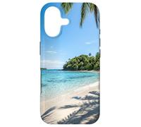 Custodia per iPhone 17 Design scenico tropicale con palme sulla riva dell'oceano