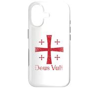 Custodia per iPhone 17 Deus Vult Dio vuole Cavaliere Templare Latino