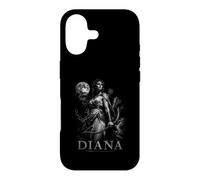 Custodia per iPhone 17 Diana Luna e la dea Cacciatrice Romana | Mito del guerriero