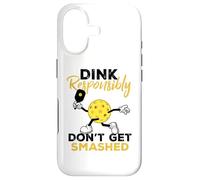 Custodia per iPhone 17 Dink Responsibly Don't Get Smashed Funny Pickleball Player