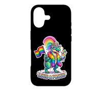 Custodia per iPhone 17 Dino Q'ueen arcobaleno forte e orgoglioso