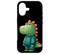 Custodia per iPhone 17 Dinosauro del fumetto in pigiama per gli amanti degli indumenti da notte