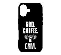 Custodia per iPhone 17 Dio. caffè.Palestra. manubri Christian Weight Lifter allenamento