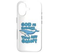 Custodia per iPhone 17 Dio è più grande di qualsiasi balena blu gigante simpatici bambini cristiani