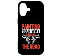 Custodia per iPhone 17 Dipingere la strada del ritorno sulla strada pittore