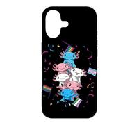 Custodia per iPhone 17 Diritti Delle Persone Transgender Axolotl Queer Kawaii Lgbtq