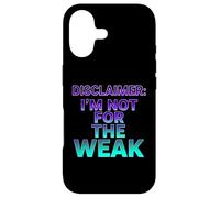 Custodia per iPhone 17 Disclaimer I'm Not For The Deak Retro Synthwave Design