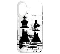 Custodia per iPhone 17 Disegno della regina e del re degli scacchi