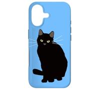Custodia per iPhone 17 Disegno gatto nero, gattino nero carino. mamma felina, amante dei gatti