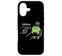 Custodia per iPhone 17 Dishonest Frog Behave No Funny Frog Meme Cartoon Men Women