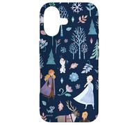 Custodia per iPhone 17 Disney Frozen 2 Stampa Anna Elsa Olaf, Kristoff, Sven Bruni