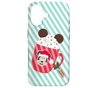 Custodia per iPhone 17 Disney Mickey Mouse Hot Chocolate Cocoa Mug Happy Christmas