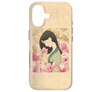 Custodia per iPhone 17 Disney Princess Classic Mulan Rosa Lotus