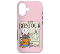 Custodia per iPhone 17 Disney The Aristocats Marie Toulouse & Berlioz Bonjour