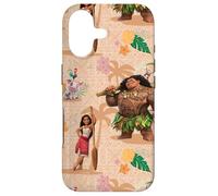 Custodia per iPhone 17 Disney Vaiana 2 Vaiana Maui Kotu Heihei and Pua Pattern