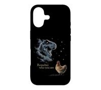 Custodia per iPhone 17 Divertente antenato di pollo T-Rex Ricorda chi sei