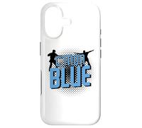 Custodia per iPhone 17 Divertente arbitro da baseball con scritta "C'mon blue"
