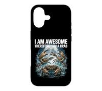 Custodia per iPhone 17 Divertente camicia di granchio I Am Awesome Ocean Meme per i cacciatori di granchi