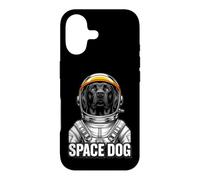 Custodia per iPhone 17 Divertente cane spaziale che dice per gli amanti dell'avventura cosmica