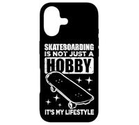 Custodia per iPhone 17 Divertente citazione di skateboarding