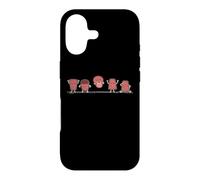Custodia per iPhone 17 Divertente Coppa Rossa Yoga Meditazione Pose